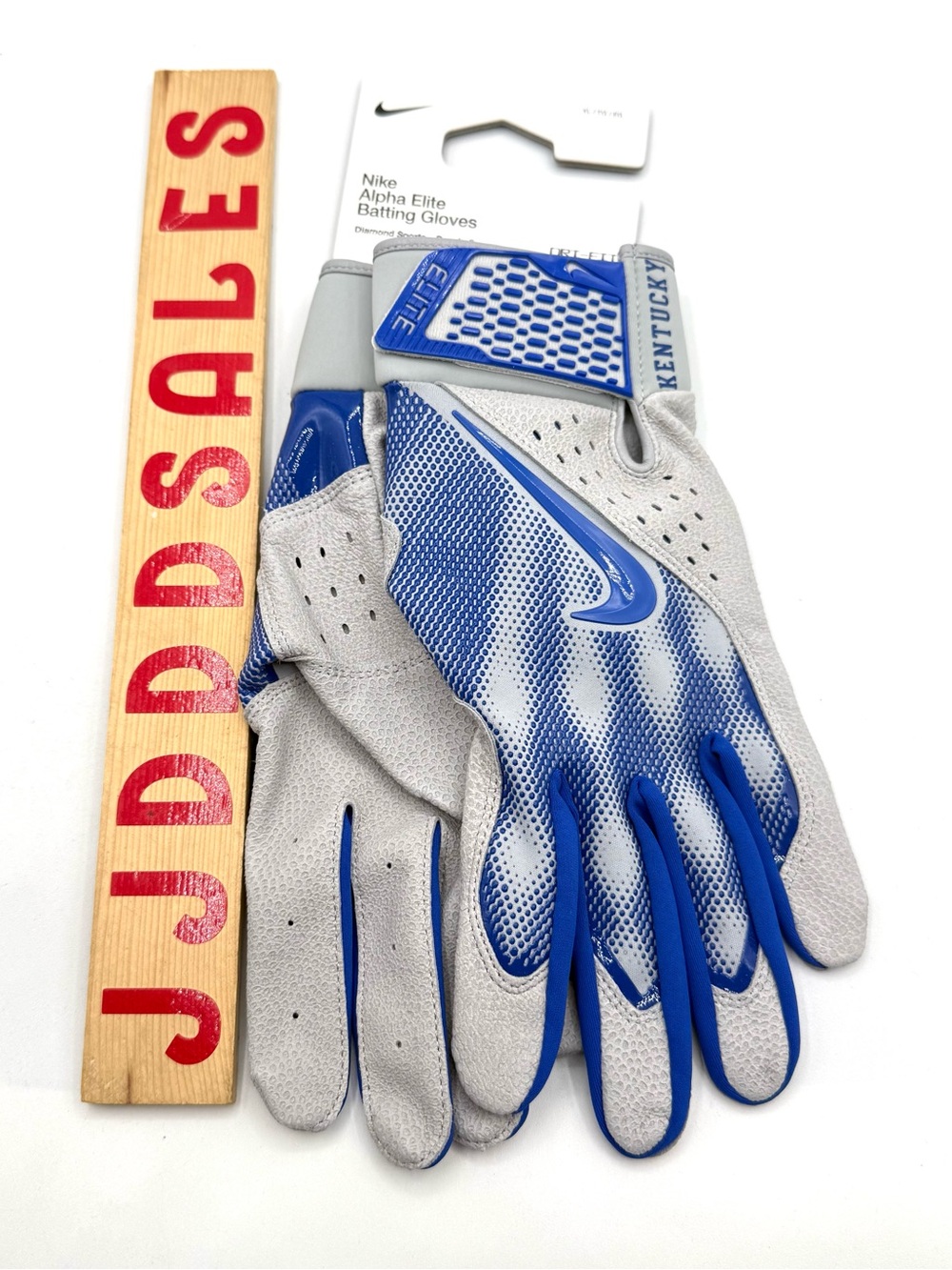 NIKE ALPHA ELITE BATTING GLOVES FB4170-014 KENTUCKY WILDCATS BASEBALL MEN SZ XL